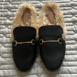 A New Day Loafers with faux fur size 9 New w/out tags/box